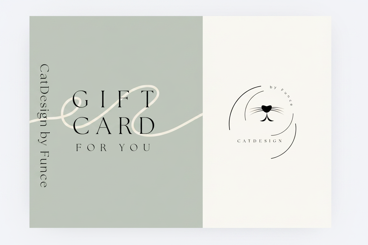 Gift Card CATDESIGN by Funce