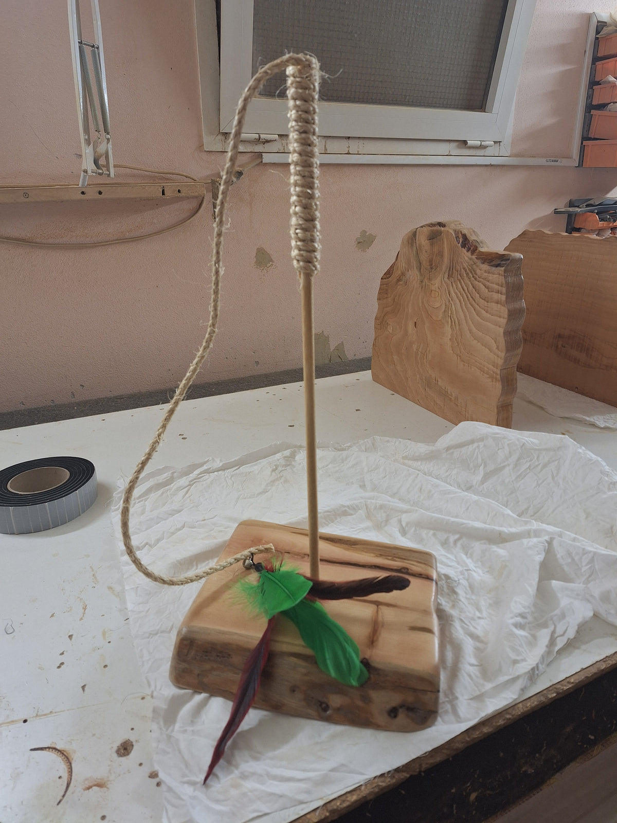 Gioco Pesca Naturale con base in legno naturale